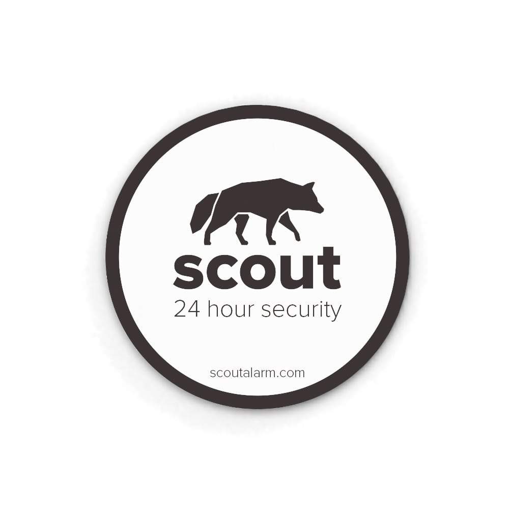 Scout Window Sticker Window Sticker - Scout Alarm